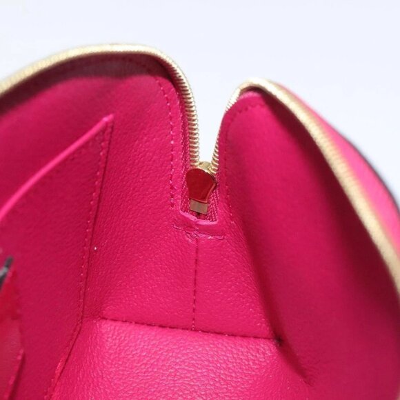 LOUIS VUITTON Monogram Vernis Pochette Cosmetic Rose Indian M90009 Auth 130667 - Picture 13 of 15